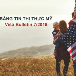 Bản tin thị thực Mỹ - visa bulletin 7/2019