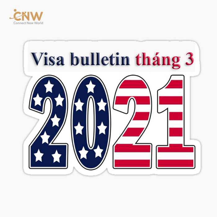 Visa bulletin, bản tin thị thực Mỹ tháng 3/2021
