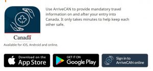 Ứng dụng ArriveCAN bắt buộc khai báo khi nhập cảnh Canada