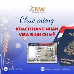 Định cư Mỹ EB-5 - Chúc mừng khách hàng đã nhận visa định cư Mỹ thành công