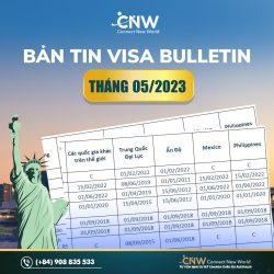 Visa Bulletin/bản tin thị thực Mỹ tháng 5/2023 - Đầu tư EB-5 hiện vẫn đang current