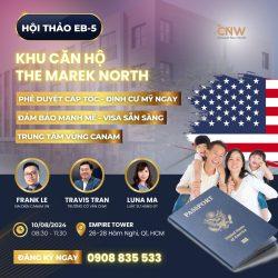 [HỘI THẢO EB-5] - PHÊ DUYỆT CẤP TỐC, VISA LIỀN TAY, ĐỊNH CƯ MỸ NGAY - DỰ ÁN EB-5 TTV CANAM