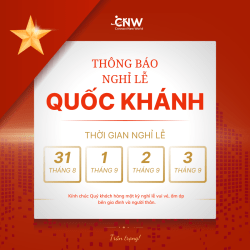 THÔNG BÁO NGHỈ LỄ QUỐC KHÁNH VIỆT NAM 2/9/2024