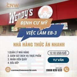 VIỆC LÀM EB-3 MỚI NHẤT - NHÂN VIÊN PHỤC VỤ NHÀ HÀNG THỨC ĂN NHANH